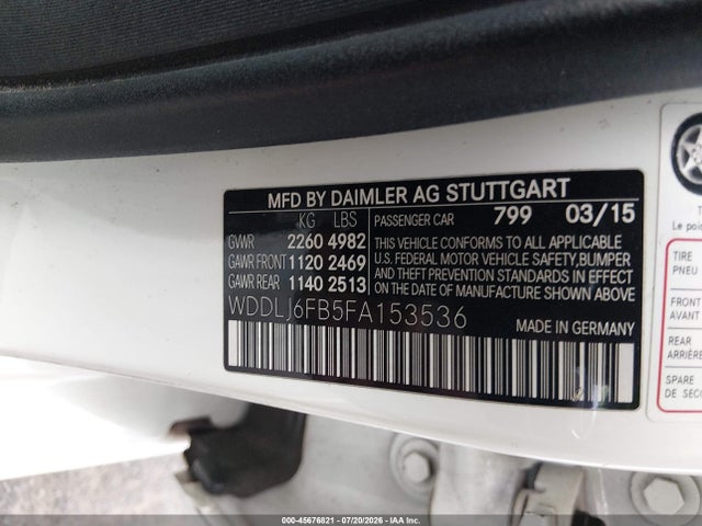 Mercedes-Benz Cls 400 2015 WDDLJ6FB5FA153536 Image 9