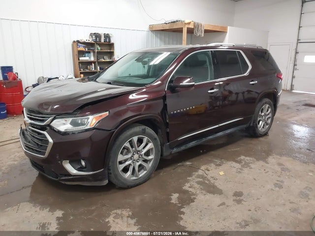 2018 Chevrolet Traverse Premier მანქანა იყიდება აუქციონზე, vin: 1GNEVJKW9JJ130523, აუქციონის ნომერი: 45676881