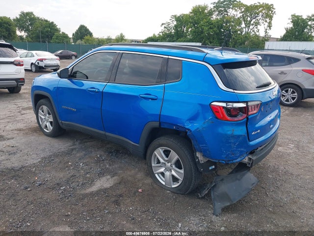 45676908 :رقم المزاد ، 3C4NJDBB9NT108085 vin ، 2022 Jeep Compass Latitude 4x4 مزاد بيع