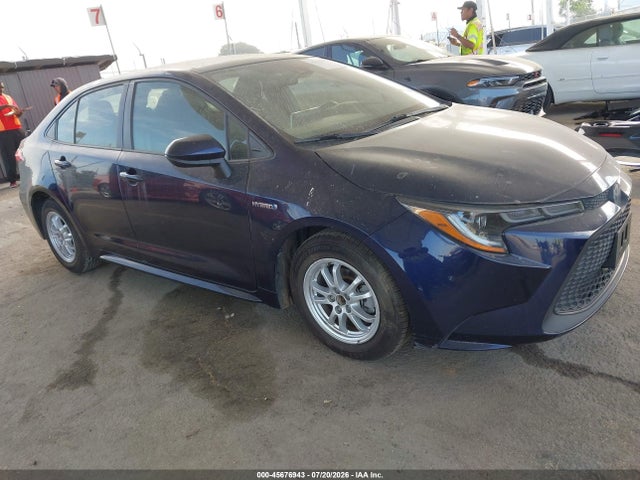 45676943 :رقم المزاد ، JTDEBRBE0LJ022267 vin ، 2020 Toyota Corolla Hybrid Le مزاد بيع