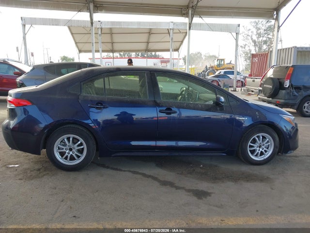 2020 Toyota Corolla Hybrid Le მანქანა იყიდება აუქციონზე, vin: JTDEBRBE0LJ022267, აუქციონის ნომერი: 45676943