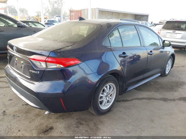 2020 Toyota Corolla Hybrid Le მანქანა იყიდება აუქციონზე, vin: JTDEBRBE0LJ022267, აუქციონის ნომერი: 45676943