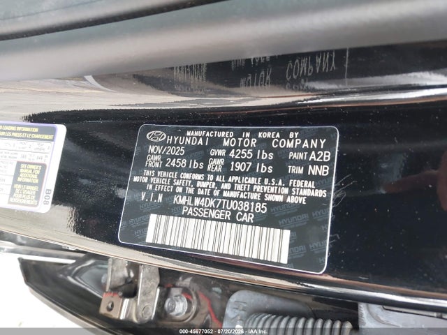 Продаж на аукціоні авто 2026 Hyundai Elantra N, vin: KMHLW4DK7TU038185, номер лоту: 45677052
