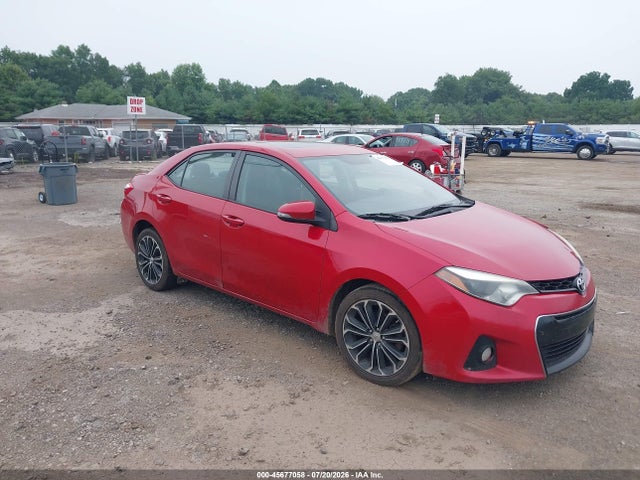 45677058 :رقم المزاد ، 5YFBURHE0GP490005 vin ، 2016 Toyota Corolla S Plus مزاد بيع