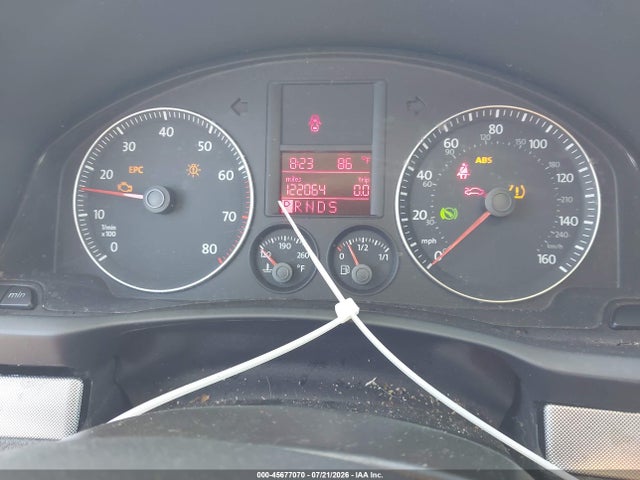 2009 Volkswagen Jetta S მანქანა იყიდება აუქციონზე, vin: 3VWJZ71K79M138726, აუქციონის ნომერი: 45677070