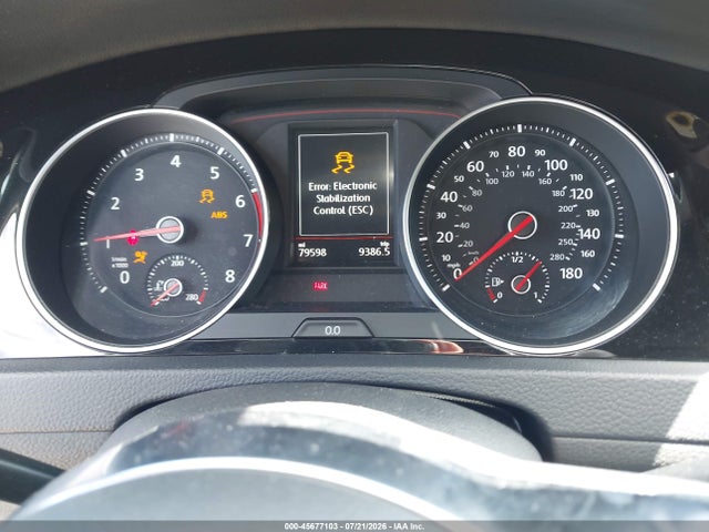 2018 Volkswagen Golf Gti 2.0t Autobahn/2.0t S/2.0t Se მანქანა იყიდება აუქციონზე, vin: 3VW547AU4JM290808, აუქციონის ნომერი: 45677103