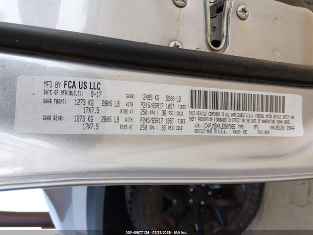 Jeep Cherokee Trailhawk 4x4 2018 1C4PJMBX4JD507085 Image 9