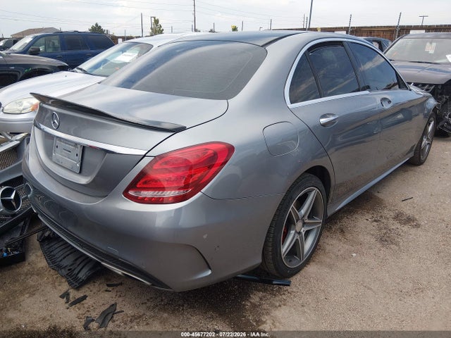 45677202 :رقم المزاد ، 55SWF6GB3FU003583 vin ، 2015 Mercedes-benz C 400 4matic مزاد بيع