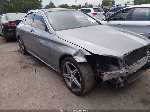 45677202 :رقم المزاد ، 55SWF6GB3FU003583 vin ، 2015 Mercedes-benz C 400 4matic مزاد بيع