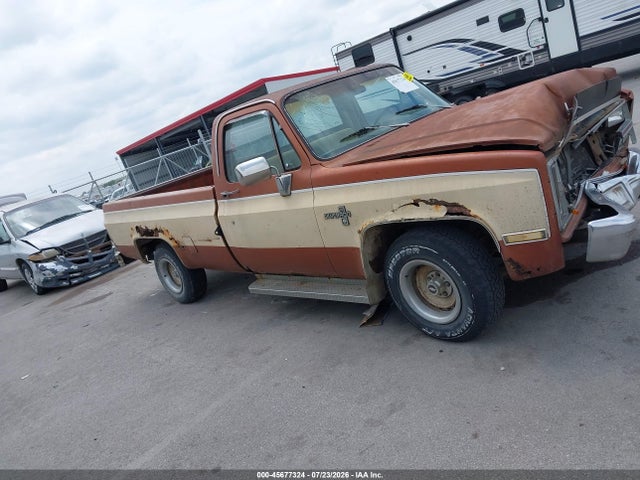 1983 Chevrolet C10 მანქანა იყიდება აუქციონზე, vin: 1GCDC14H7DJ100952, აუქციონის ნომერი: 45677324