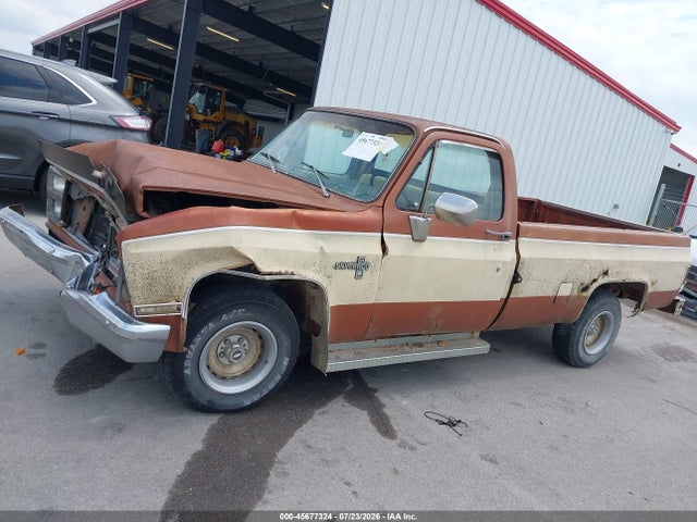 1983 Chevrolet C10 მანქანა იყიდება აუქციონზე, vin: 1GCDC14H7DJ100952, აუქციონის ნომერი: 45677324