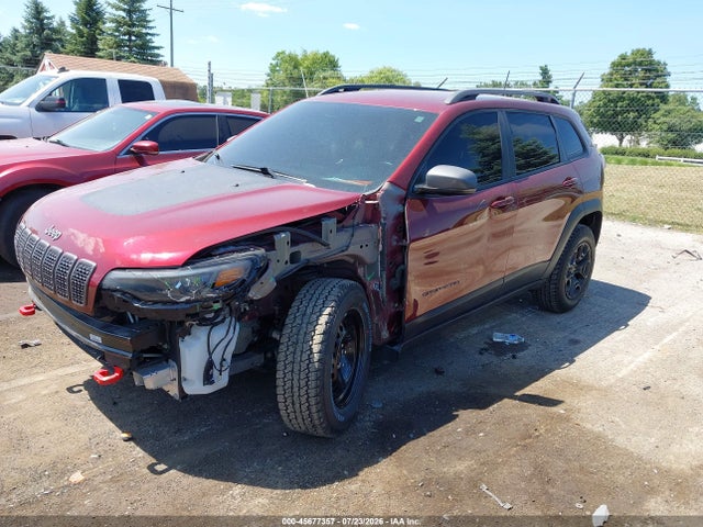 45677357 :رقم المزاد ، 1C4PJMBX8KD401188 vin ، 2019 Jeep Cherokee Trailhawk 4x4 مزاد بيع