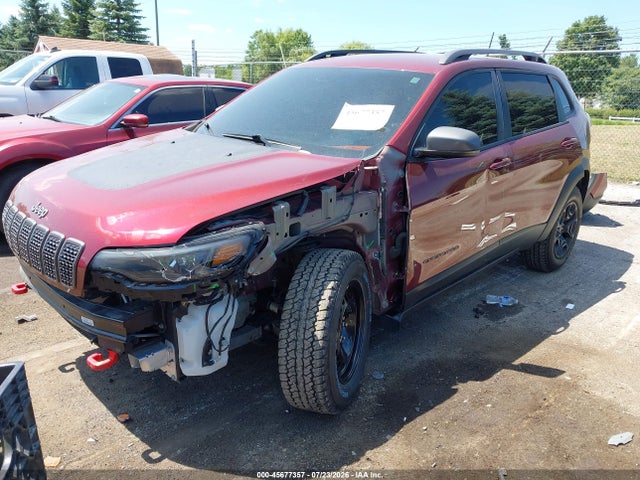 45677357 :رقم المزاد ، 1C4PJMBX8KD401188 vin ، 2019 Jeep Cherokee Trailhawk 4x4 مزاد بيع