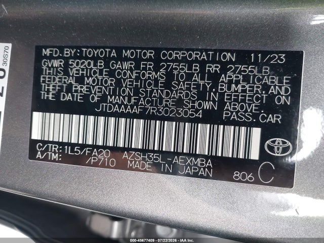 Toyota Crown Xle 2024 JTDAAAAF7R3023054 Image 9