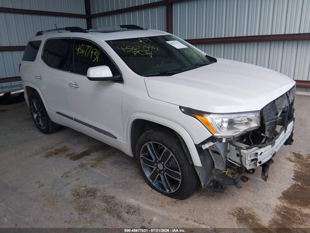 2018 Gmc Acadia Denali მანქანა იყიდება აუქციონზე, vin: 1GKKNXLS4JZ241996, აუქციონის ნომერი: 45677431