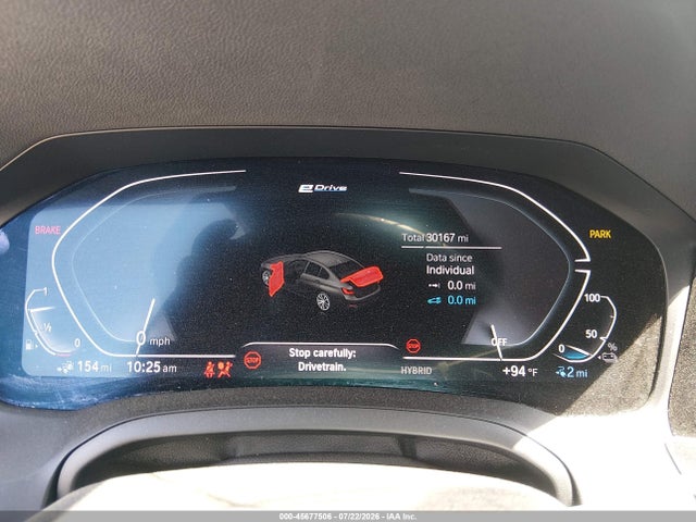 45677506 :رقم المزاد ، 3MW5P7J03N8C36256 vin ، 2022 Bmw 330e مزاد بيع