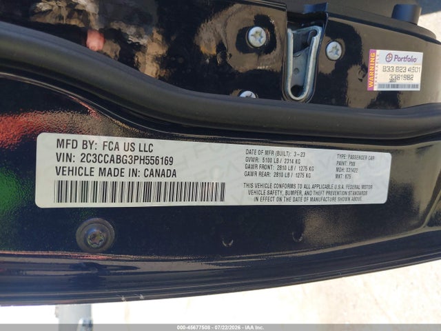 Chrysler 300 300s 2023 2C3CCABG3PH556169 Image 9