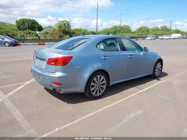 Aukcja sprzedaży 2008 Lexus Is 250, vin: JTHBK262185054671, numer aukcji: 45677542