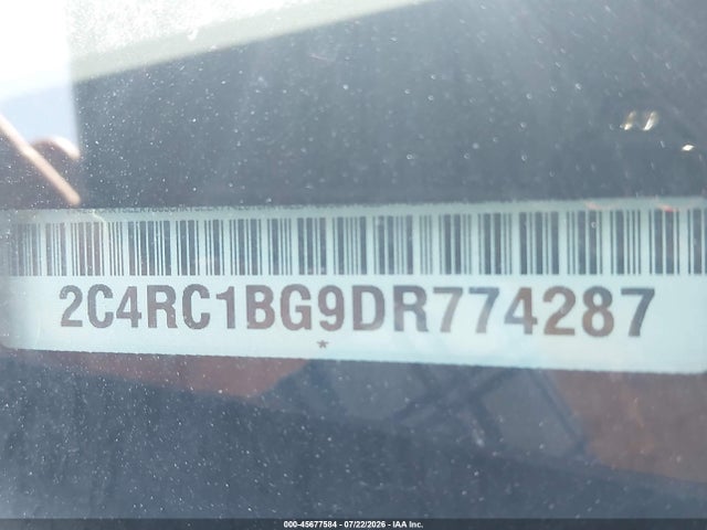 45677584 :رقم المزاد ، 2C4RC1BG9DR774287 vin ، 2013 Chrysler Town & Country Touring مزاد بيع
