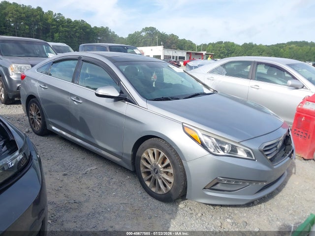 45677585 :رقم المزاد ، 5NPE34AF7FH092811 vin ، 2015 Hyundai Sonata Limited مزاد بيع