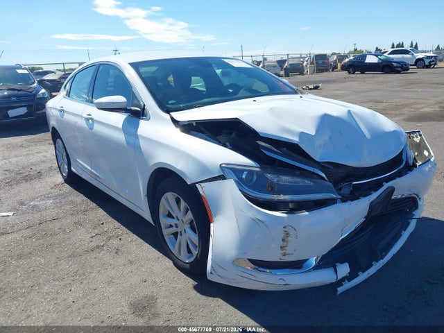 2016 Chrysler 200 Limited მანქანა იყიდება აუქციონზე, vin: 1C3CCCAB4GN154203, აუქციონის ნომერი: 45677709