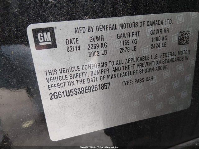 Cadillac Xts W20 Livery Package 2014 2G61U5S38E9261857 Image 9