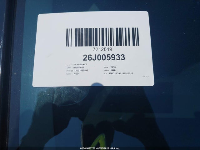 2018 Kia Soul + მანქანა იყიდება აუქციონზე, vin: KNDJP3A51J7525511, აუქციონის ნომერი: 45677772