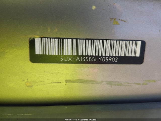 45677776 :رقم المزاد ، 5UXFA13585LY05902 vin ، 2005 Bmw X5 3.0i مزاد بيع