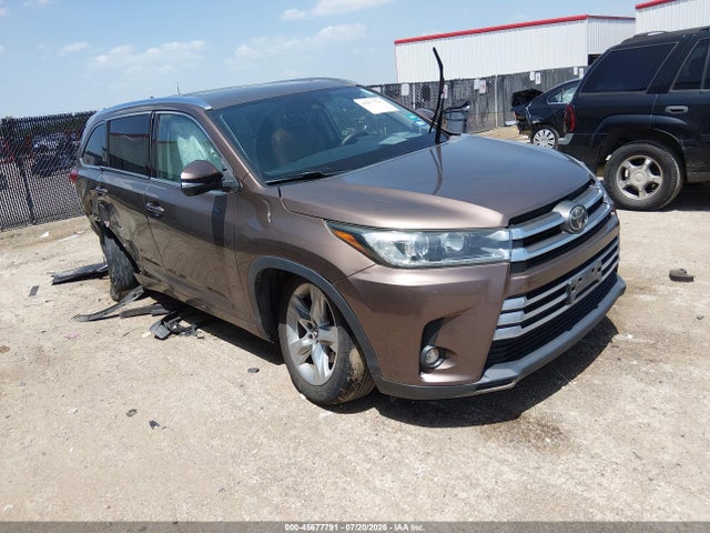 Продаж на аукціоні авто 2019 Toyota Highlander Limited, vin: 5TDYZRFH8KS294595, номер лоту: 45677791