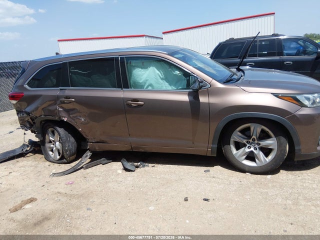 2019 Toyota Highlander Limited მანქანა იყიდება აუქციონზე, vin: 5TDYZRFH8KS294595, აუქციონის ნომერი: 45677791