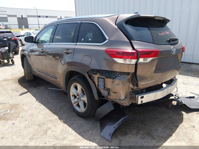 2019 Toyota Highlander Limited მანქანა იყიდება აუქციონზე, vin: 5TDYZRFH8KS294595, აუქციონის ნომერი: 45677791