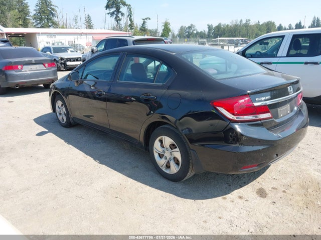 2014 Honda Civic Lx მანქანა იყიდება აუქციონზე, vin: 19XFB2E57EE078732, აუქციონის ნომერი: 45677798