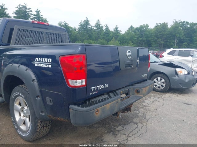 2006 Nissan Titan Se მანქანა იყიდება აუქციონზე, vin: 1N6AA06B86N505934, აუქციონის ნომერი: 45677935