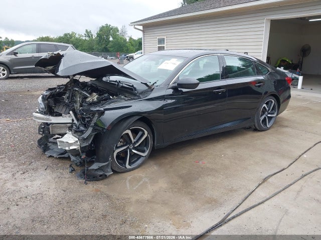 2022 Honda Accord Sport მანქანა იყიდება აუქციონზე, vin: 1HGCV1F33NA117645, აუქციონის ნომერი: 45677986