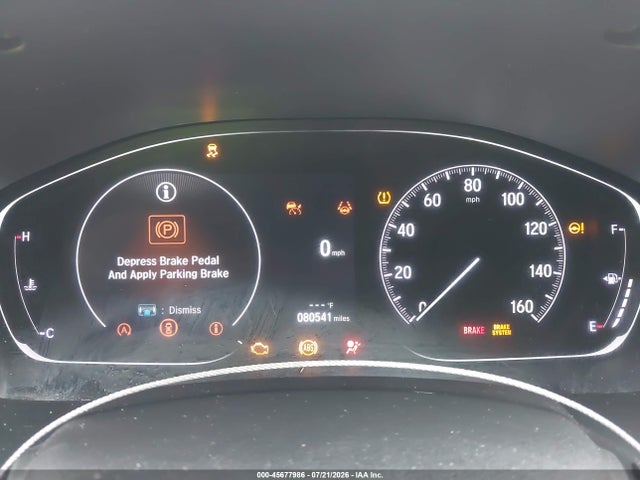 2022 Honda Accord Sport მანქანა იყიდება აუქციონზე, vin: 1HGCV1F33NA117645, აუქციონის ნომერი: 45677986