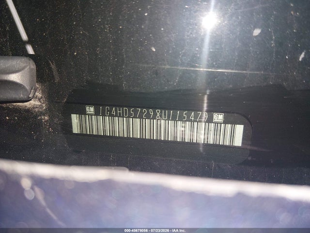 Продажа на аукционе авто 2008 Buick Lucerne Cxl, vin: 1G4HD57298U115479, номер лота: 45678056