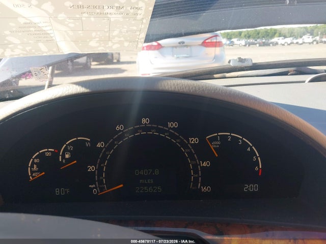 Продаж на аукціоні авто 2004 Mercedes-benz S 500 4matic, vin: WDBNG84J54A422170, номер лоту: 45678117