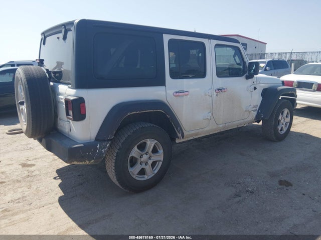 45678169 :رقم المزاد ، 1C4HJXDN3KW653582 vin ، 2019 Jeep Wrangler Unlimited Sport S 4x4 مزاد بيع