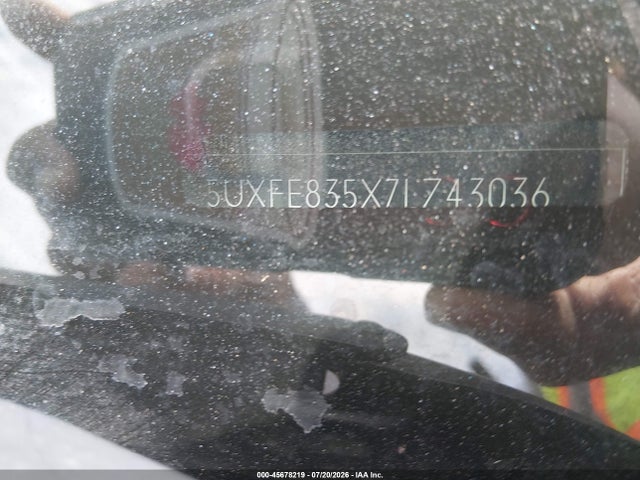 Aukcja sprzedaży 2007 Bmw X5 4.8i, vin: 5UXFE835X7LZ43036, numer aukcji: 45678219