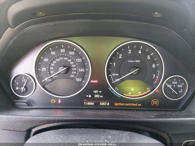 45678240 :رقم المزاد ، WBA3C3G51FNT51869 vin ، 2015 Bmw 320i Xdrive مزاد بيع