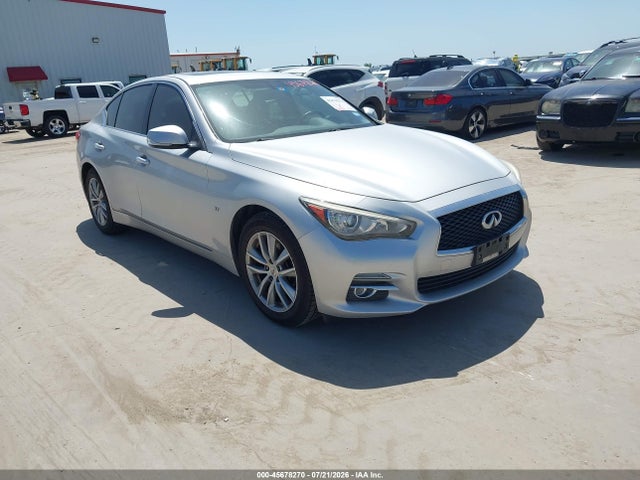2015 Infiniti Q50 Premium მანქანა იყიდება აუქციონზე, vin: JN1BV7AP6FM338036, აუქციონის ნომერი: 45678270