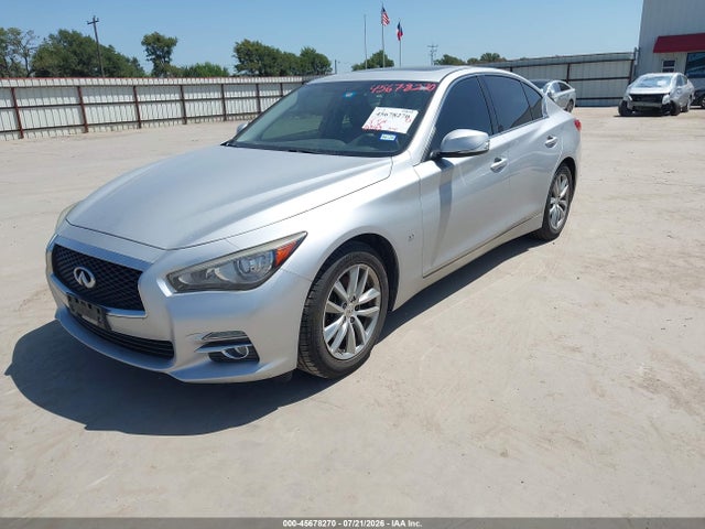 2015 Infiniti Q50 Premium მანქანა იყიდება აუქციონზე, vin: JN1BV7AP6FM338036, აუქციონის ნომერი: 45678270