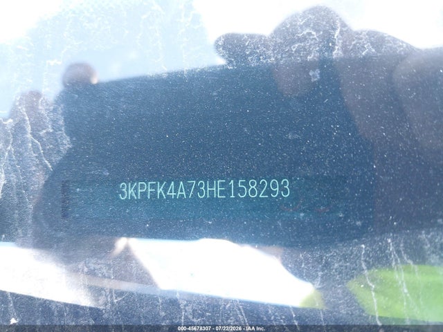 45678307 :رقم المزاد ، 3KPFK4A73HE158293 vin ، 2017 Kia Forte Lx مزاد بيع