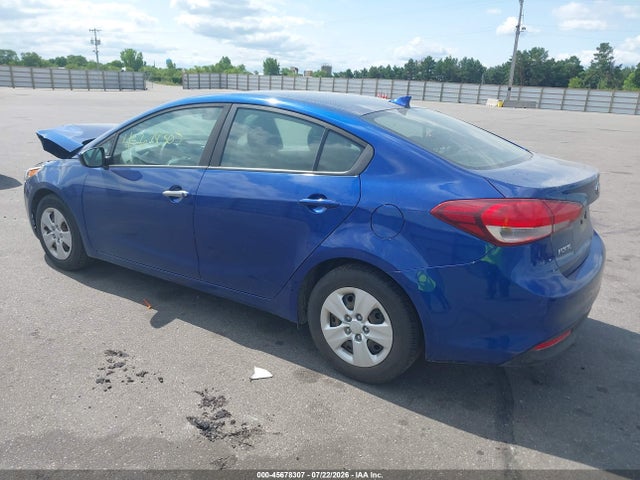45678307 :رقم المزاد ، 3KPFK4A73HE158293 vin ، 2017 Kia Forte Lx مزاد بيع
