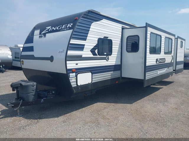 2022 Keystone Rv Zinger მანქანა იყიდება აუქციონზე, vin: 4YDTZRR25NS370204, აუქციონის ნომერი: 45678353