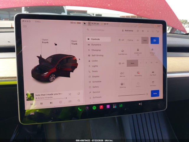 Auction sale of the 2022 Tesla Model Y Long Range Dual Motor All-wheel Drive, vin: 7SAYGDEE5NF314622, lot number: 45678422
