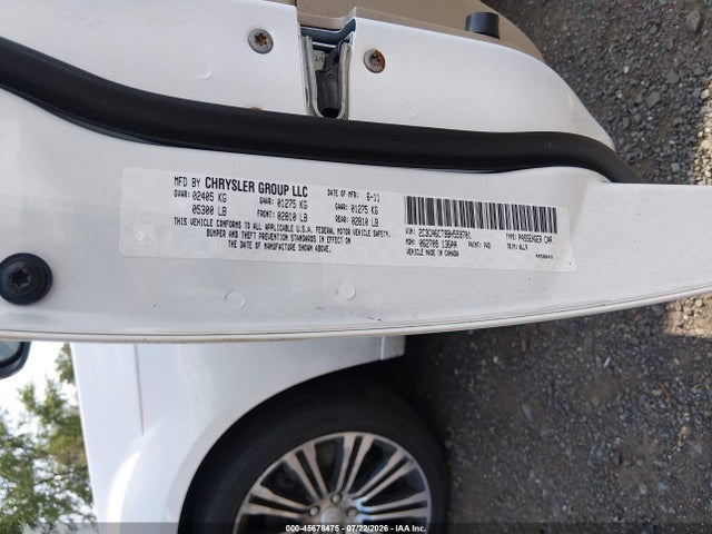 45678475 :رقم المزاد ، 2C3CA6CT9BH559701 vin ، 2011 Chrysler 300c مزاد بيع