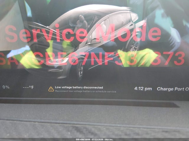 2022 Tesla Model X Plaid Tri Motor All-wheel Drive მანქანა იყიდება აუქციონზე, vin: 7SAXCBE67NF337873, აუქციონის ნომერი: 45678556