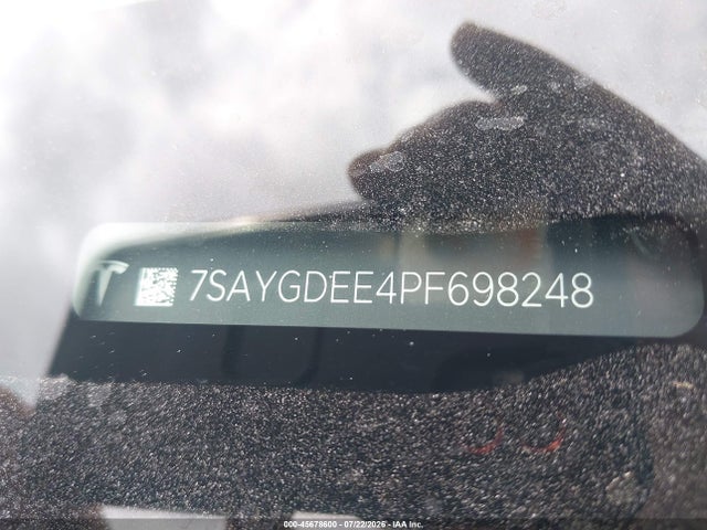 Aukcja sprzedaży 2023 Tesla Model Y Awd/long Range Dual Motor All-wheel Drive, vin: 7SAYGDEE4PF698248, numer aukcji: 45678600
