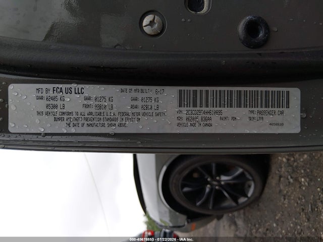 Aukcja sprzedaży 2017 Dodge Challenger R/t, vin: 2C3CDZBT4HH610895, numer aukcji: 45678853